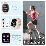 IOWODO Women's Smart Watch: Fitness Tracker & Calls
