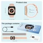 IOWODO Women's Smart Watch: Fitness Tracker & Calls