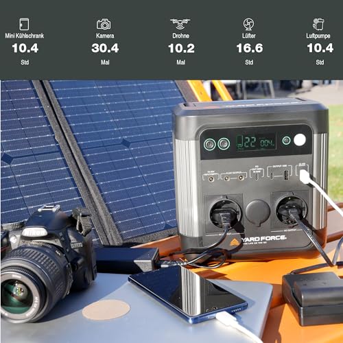 Yard Force 600W Lithium-Ion Portable Power Station