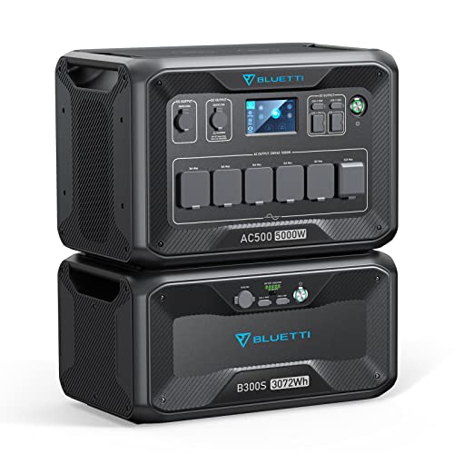BLUETTI AC500 Power Station with B300S Battery