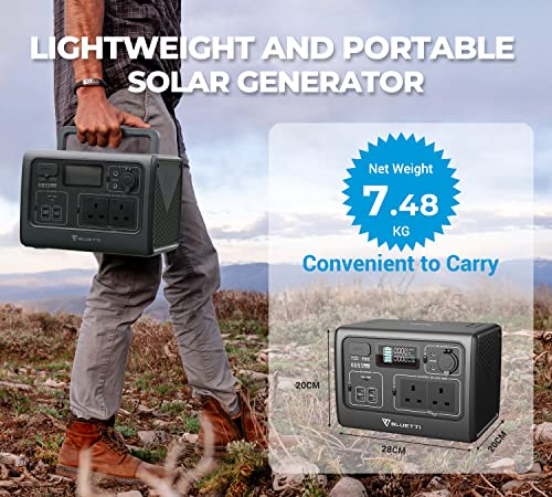 BLUETTI EB55 Solar Power Station with 537Wh Battery