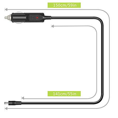 ALLPOWERS 12V-24V DC Car Charger Adapter Cable