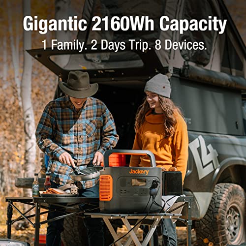 Jackery Solar Generator 2000 PRO with 200W Solar Saga
