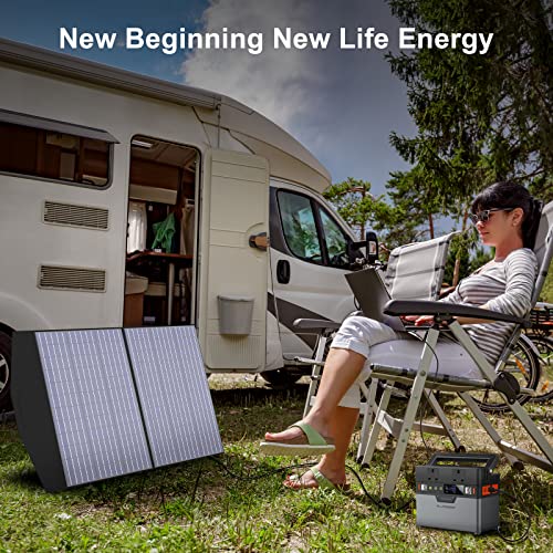 ALLPOWERS 300W Portable Power Station with Solar Panel