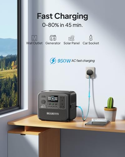 BLUETTI AC70 Portable Power Station 768Wh Backup