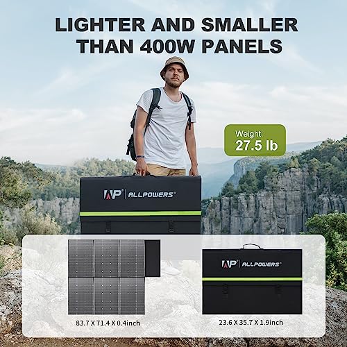 ALLPOWERS 600W Foldable Solar Panel Charger