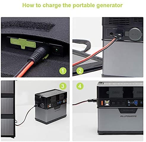 ALLPOWERS 100W Foldable Solar Charger for Devices