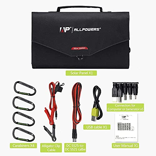 ALLPOWERS 100W Foldable Solar Charger for Devices