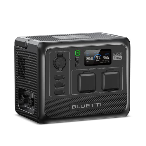 BLUETTI AC60 Portable Power Station, 403Wh, 600W