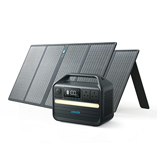 Anker 555 Solar Generator with Dual 100W Panels