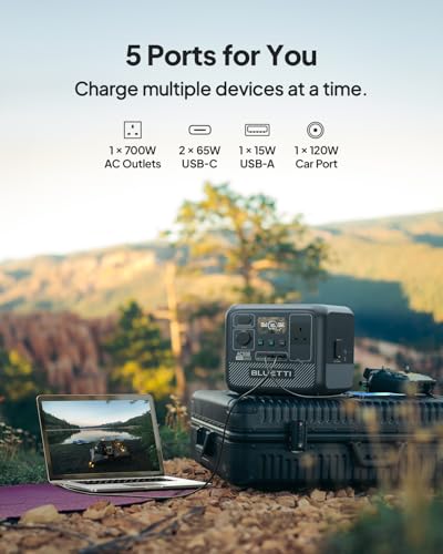BLUETTI AC50B Portable Power Station, 448Wh Battery