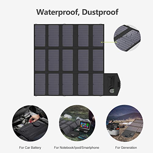 ALLPOWERS 100W Foldable Solar Charger with Dual USB