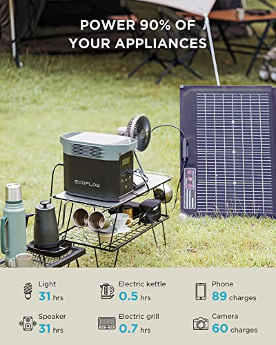 EcoFlow DELTA 2 Solar Generator Bundle with Panel