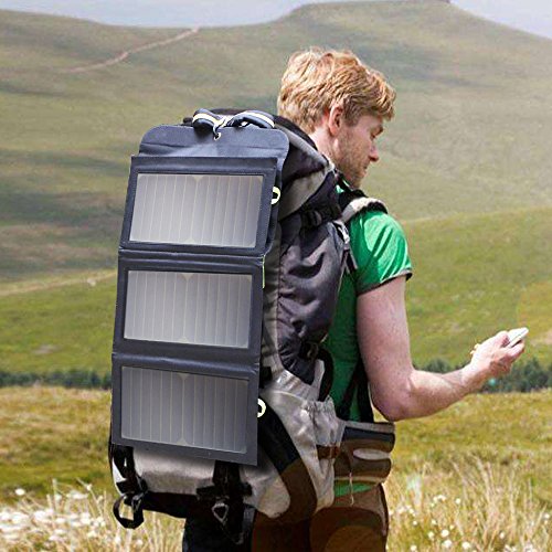 ALLPOWERS 21W Solar Charger with Fast USB Outputs