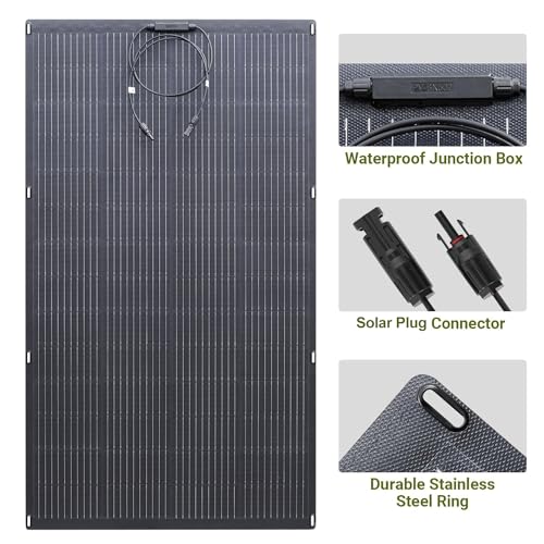 ALLPOWERS 200W Flexible Waterproof Solar Panel