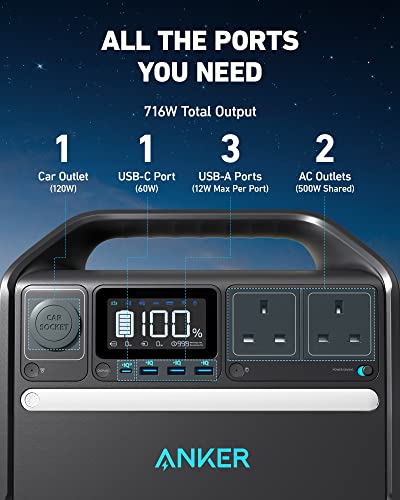 Anker 512Wh Portable Power Station for Camping