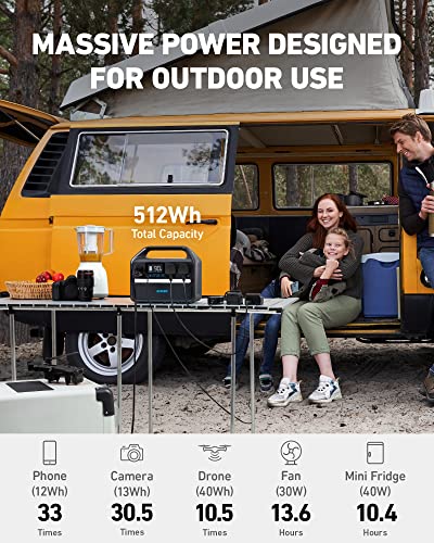 Anker 512Wh Portable Power Station for Camping