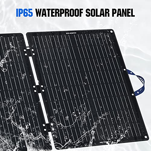 ECO-WORTHY 12V 100W Foldable Solar Panel