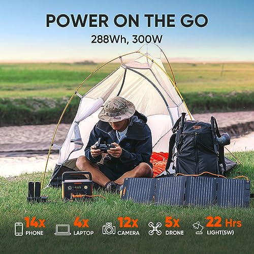 Jackery 300W Solar Generator with 40W Panel