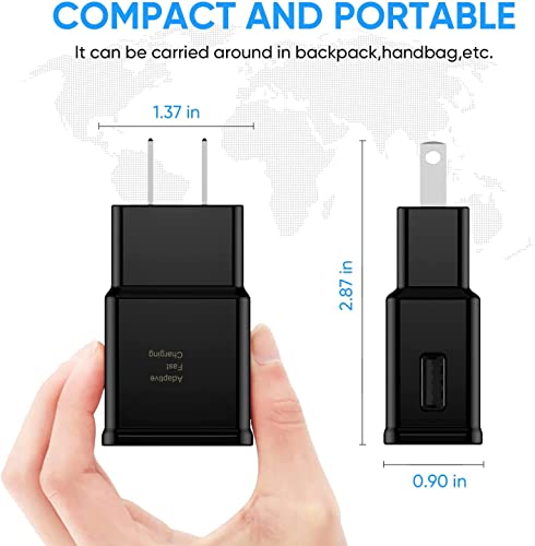 Fast Charging Wall Adapter for Android Devices (2-Pack)