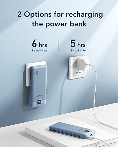 Slim 10000mAh Portable Charger for iPhones and Androids