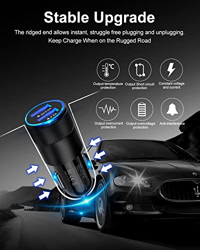 Dual Port Fast Car Charger for Phones