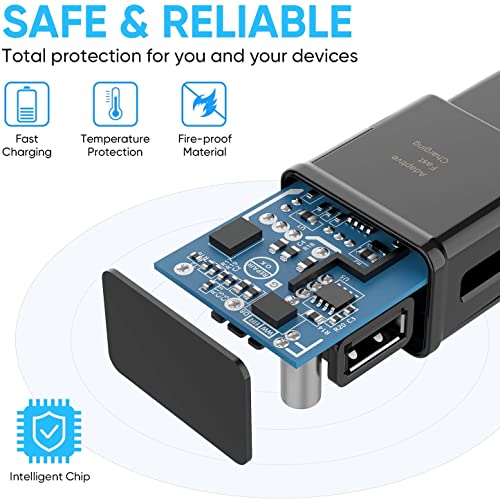 Fast Charging Wall Adapter for Android Devices (2-Pack)
