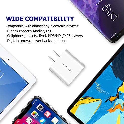 Triple-Port USB Wall Charger for iPhone/Galaxy