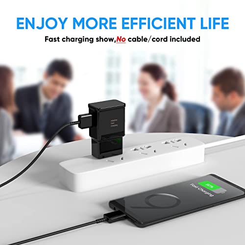 Fast Charging Wall Adapter for Android Devices (2-Pack)