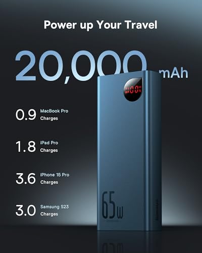 Baseus 65W Power Bank for Laptops & Devices