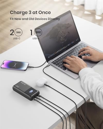 INIU 25000mAh 65W Power Bank for Laptops & Devices