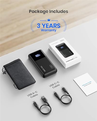 INIU 25000mAh 65W Power Bank for Laptops & Devices