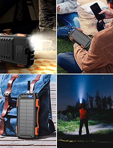 42800mAh Solar Power Bank with Fast Charging