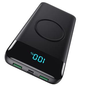 30,800mAh Wireless Portable Charger with Smart LCD Display