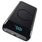 30,800mAh Wireless Portable Charger with Smart LCD Display