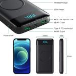 30,800mAh Wireless Portable Charger with Smart LCD Display