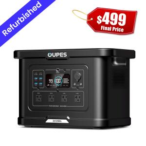 OUPES 2400W Portable Power Station for Outdoors