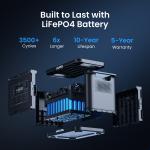 OUPES 2400W Portable Power Station for Outdoors