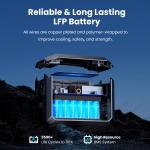 OUPES 1024Wh Portable Power Station and Solar Generator