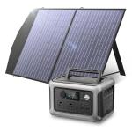 ALLPOWERS 600W Portable Power Station Generator RV LiFePO4 with 100W Solar Panel