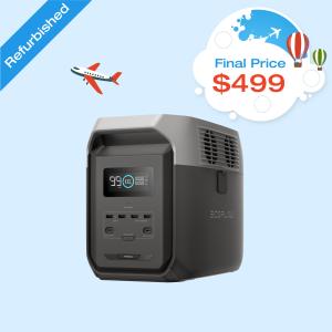 EcoFlow DELTA 3 1500 1536Wh Portable Power Station LFP Battery Refurbished
