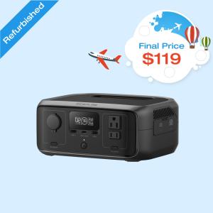EcoFlow RIVER 3 Portable Power Station 245Wh LiFePO4 Solar Generator for Camping