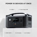 EcoFlow River 288Wh Portable Power Station 600W Solar Generator For RV Camping