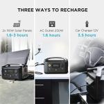 EcoFlow River 288Wh Portable Power Station 600W Solar Generator For RV Camping