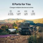 BLUETTI AC50B 700W 448Wh Portable Power Station LiFePO4 for Road Trip/Outage