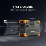 pecron Portable Power Station E2400LFP 2048Wh 2400W Solar Generator Refurbished