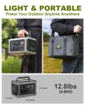 ALLPOWERS 299Wh 600W Portable Power Station Solar Generator Backup For Camping