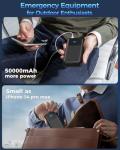 50000mAh Power Bank with Fast Charging & 4 Outputs