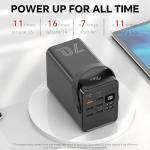 JOKO 70000mAh Fast Charging Power Bank with LED Display