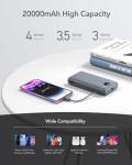 20000mAh Fast Charging Portable Power Bank with Cables